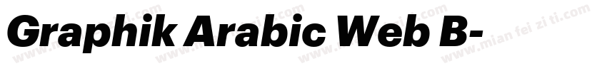 Graphik Arabic Web B字体转换